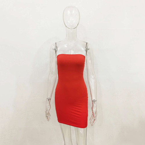 One collar hip hugging dress