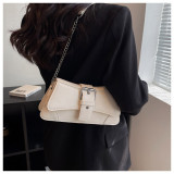 Chain armpit bag diagonal cross small square bag