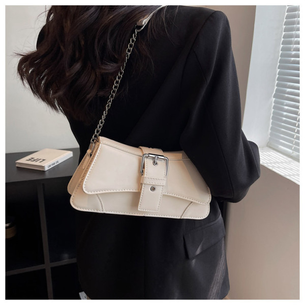 Chain armpit bag diagonal cross small square bag