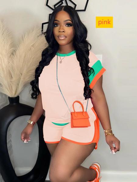 Casual loose short sleeved two-piece set