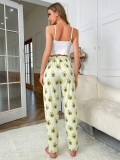 Avocado camisole pajama pants two-piece home outfit