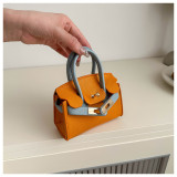 Color blocking mini crossbody red envelope