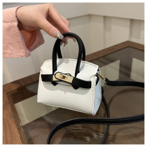 Color blocking mini crossbody red envelope