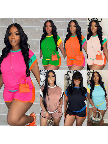 Casual loose short sleeved two-piece set