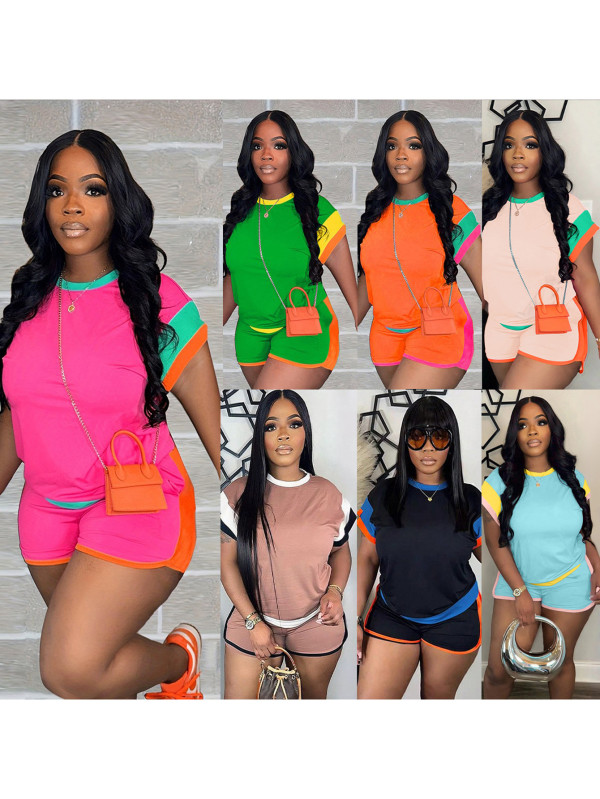 Casual loose short sleeved two-piece set