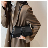 Chain armpit bag diagonal cross small square bag