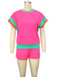Casual loose short sleeved two-piece set