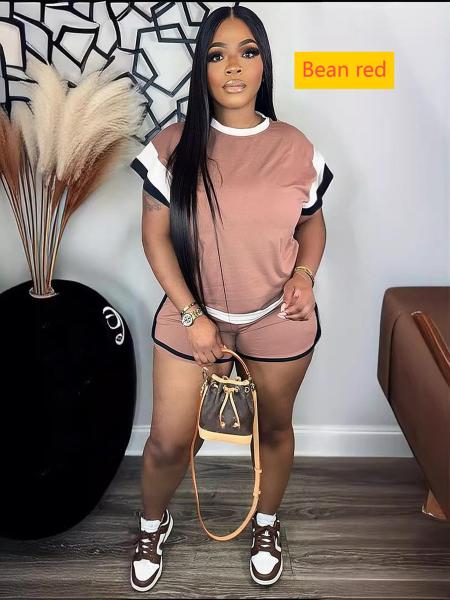 Casual loose short sleeved two-piece set