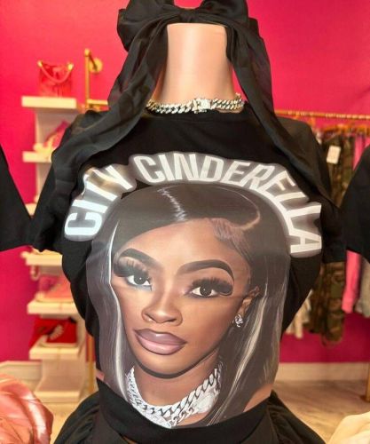 Versatile women's printed T-shirt
