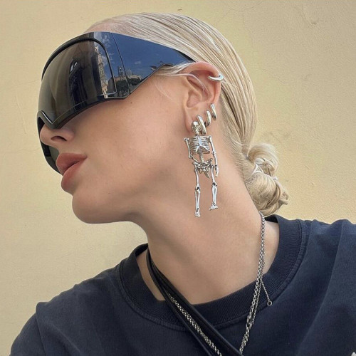 Large frame face mask sunglasses, eye protection sunglasses