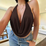 Strap bra one-piece double-layer two-piece set