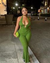 Hanging neck tie, backless jumpsuit, flared jumpsuit Hanging neck tie, backless jumpsuit, flared jumpsuit