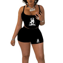 Small suspender shorts set Small suspender shorts set