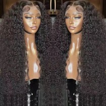 Small roll wig with lace headband in front