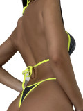 Bikini Split Swimsuit, Neck Strap Swimsuit