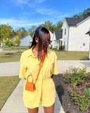 Two pieces of sleeveless top, wide leg pants