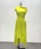 Irregular dress dress dress