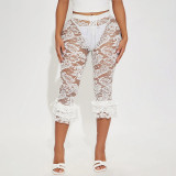 Lace casual pants