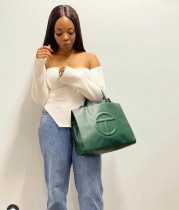 Elastic off shoulder base knit sweater top