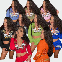 Women's Fashion Positioning Printed Short Skirt Set Women's Fashion Positioning Printed Short Skirt Set