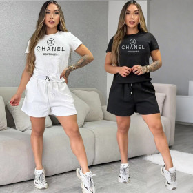 Steel pressure high-end set embroidery two-piece set