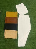 Women's knitted two-piece skirt set