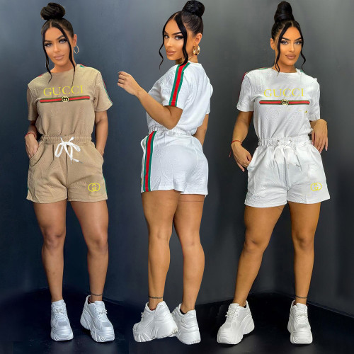 Steel pressure embroidery high-end two-piece set