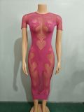High needle fun sleepwear, thick and wearable dress