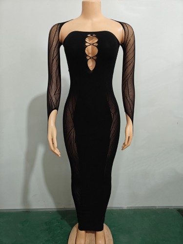 High needle fun sleepwear, thick and wearable dress