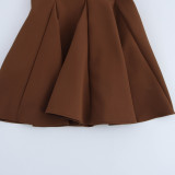 Sleeveless V-neck dress