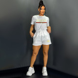 Steel pressure embroidery high-end two-piece set