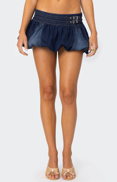 Denim shorts