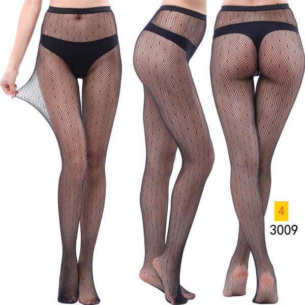 Jacquard lace hollow pantyhose fishing net socks