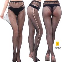 Jacquard lace hollow pantyhose fishing net socks