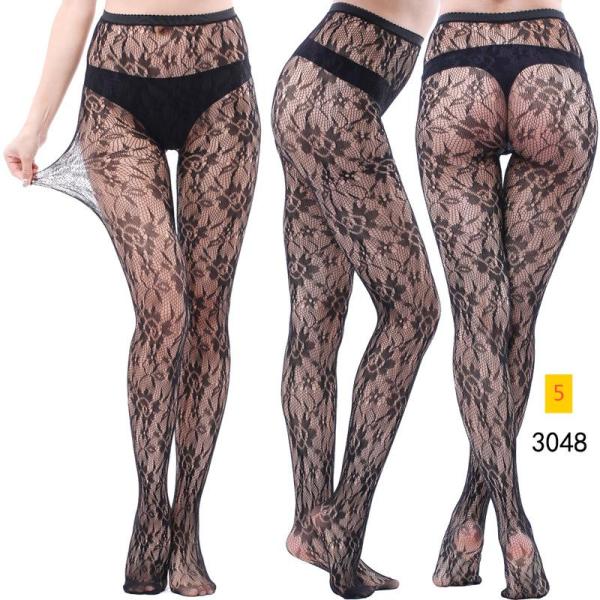 Jacquard lace hollow pantyhose fishing net socks