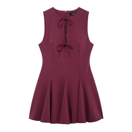 Bow shaped sleeveless dress