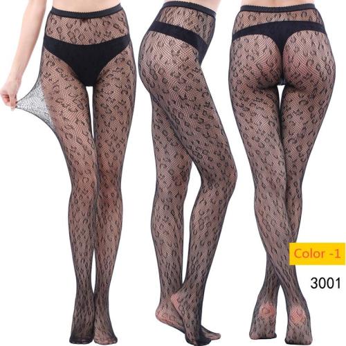 Jacquard lace hollow pantyhose fishing net socks