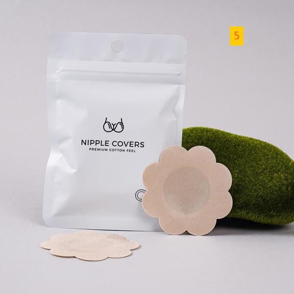 Disposable non-woven breast patch invisible chest patch (10 pieces of silk fabric)