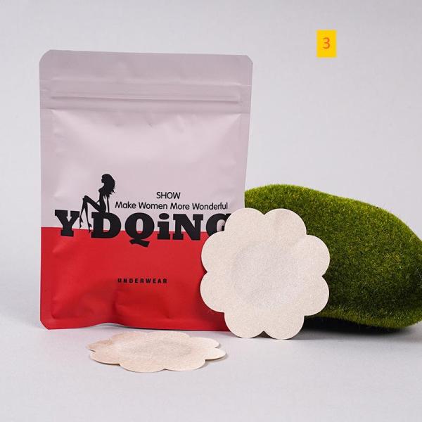 Disposable non-woven breast patch invisible chest patch (10 pieces of silk fabric)