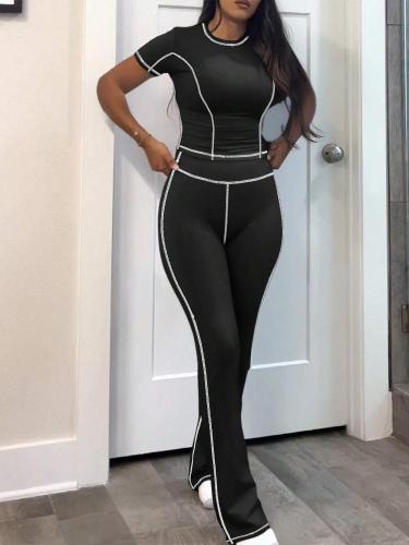 Tight Sports Yoga Short Sleeve Set