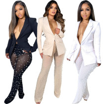 Suit pearl mesh straight tube set Suit pearl mesh straight tube set