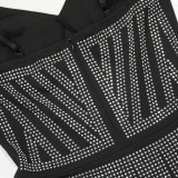 Fashionable Diamond Sexy Sleeveless Hip Bodycon Party Dress CY901833