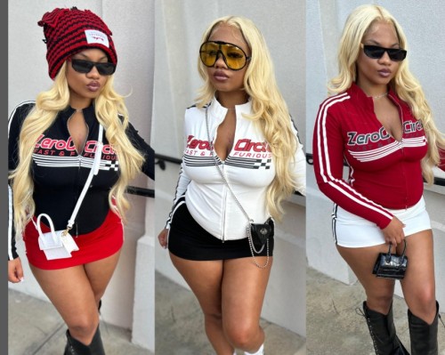 Half skirt two-piece set