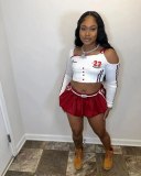 Short skirt set, half skirt two-piece set FF1429