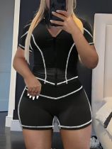 Yoga slim fit shorts set BG5070 Yoga slim fit shorts set BG5070