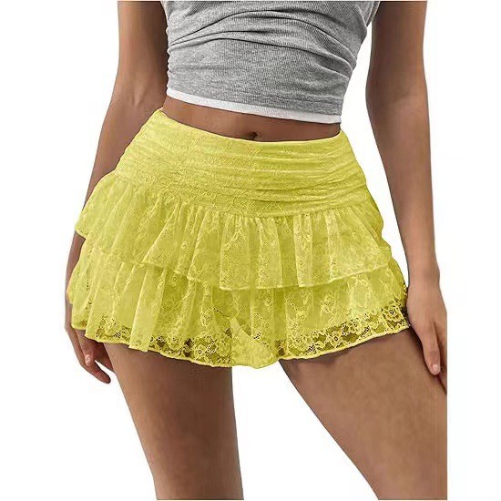Shang lace lace short skirt and half skirt HGWLD12369