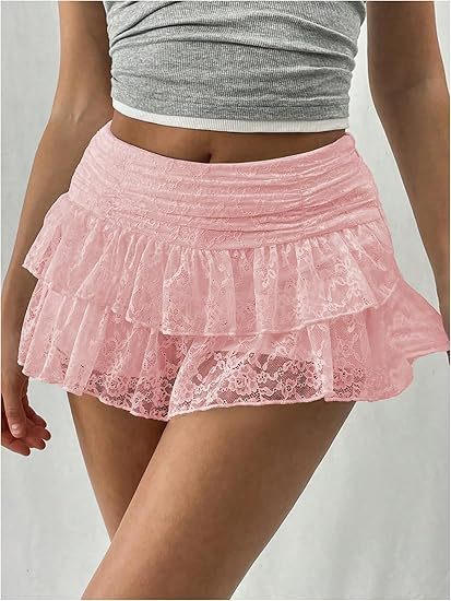 Shang lace lace short skirt and half skirt HGWLD12369