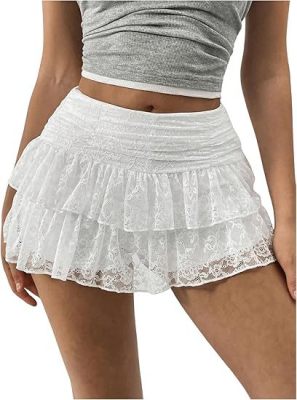 Shang lace lace short skirt and half skirt HGWLD12369