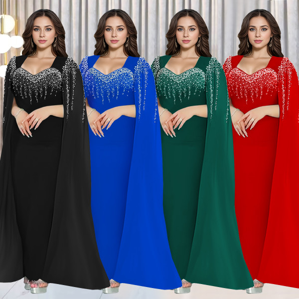 Temperament Hot Diamond Evening Dress Dress