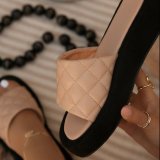 Large thick soled one-piece slippers